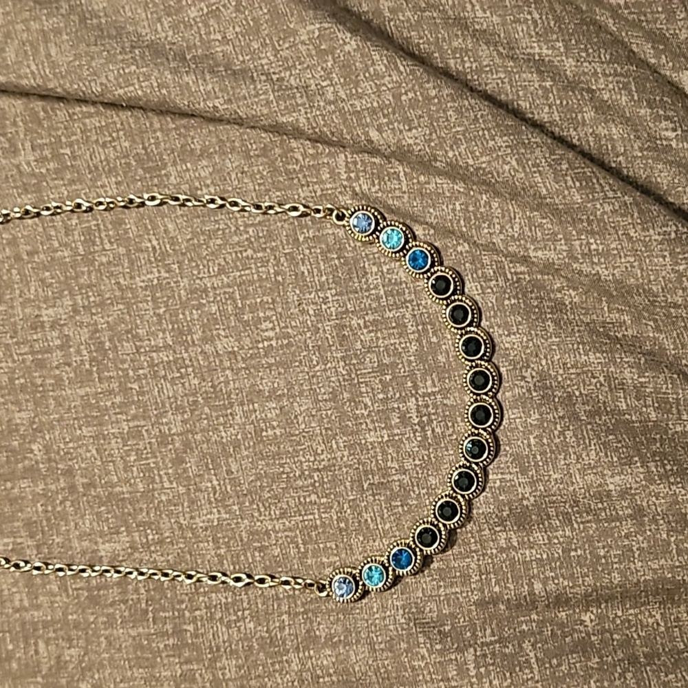 Blue necklace
